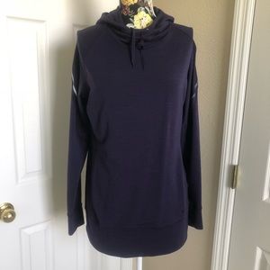 Nike Dri- Fit Training Pullover Hoodie Purple Sz L